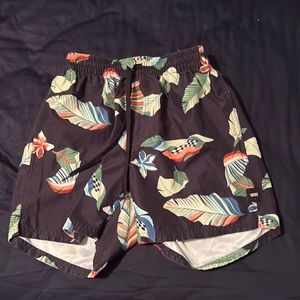 Mens floral Vans shorts